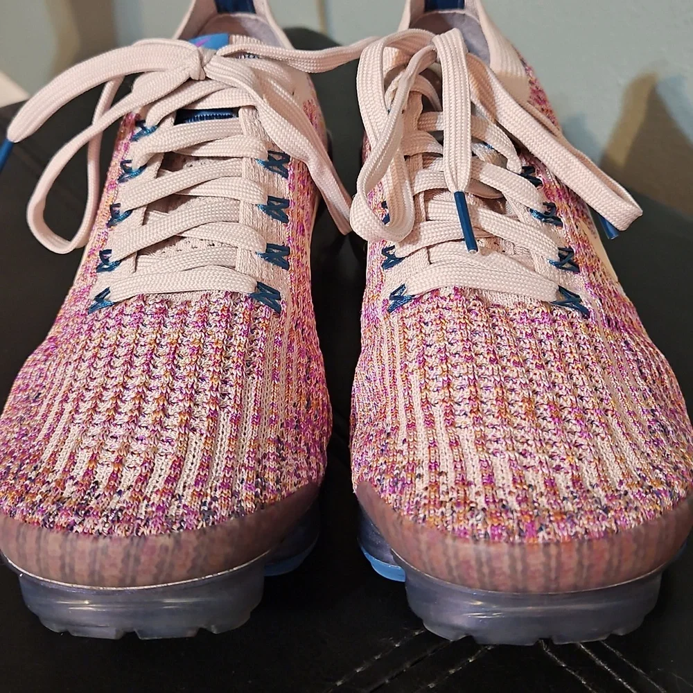 Nike Women's Multicolor Flyknit Vapormax Sneakers - Picture 5 of 8